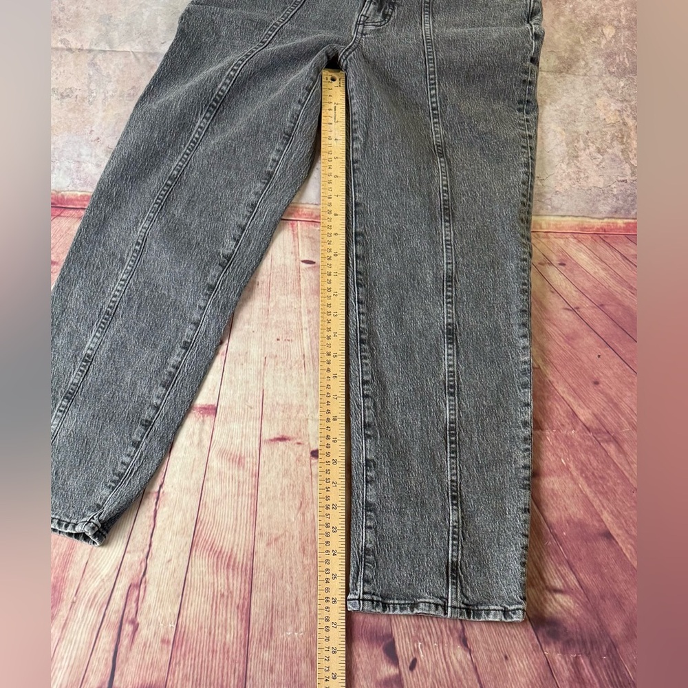 💵Madewell The Perfect Vintage Straight Jean Front Seam in Faded Gray Size 27 - Picture 10 of 13